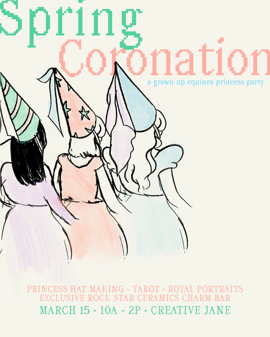 Spring Coronation: a grown up equinox princess party