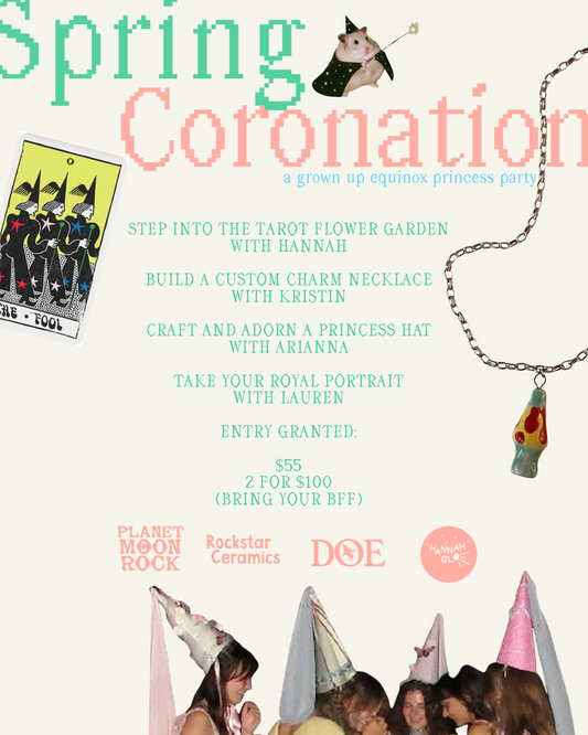 Spring Coronation: a grown up equinox princess party