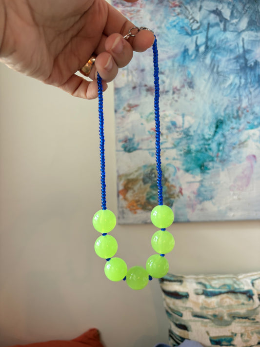 Green and Blues Necklace