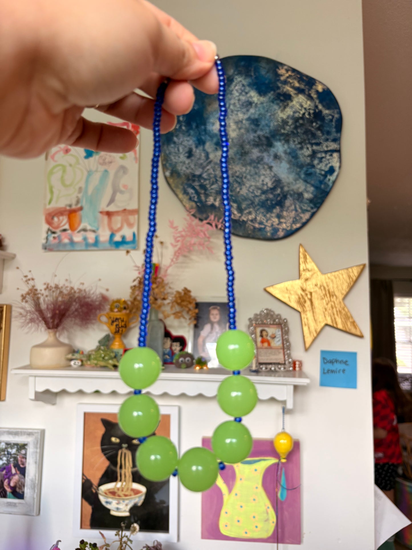 Green and Blues Necklace