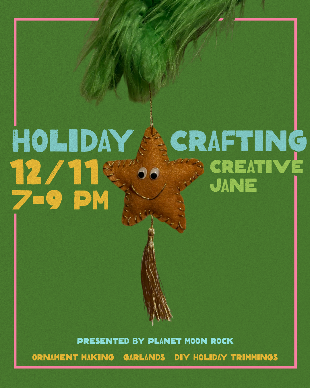 CRAFT CLUB - HOLIDAY CRAFTING!! - DEC 11