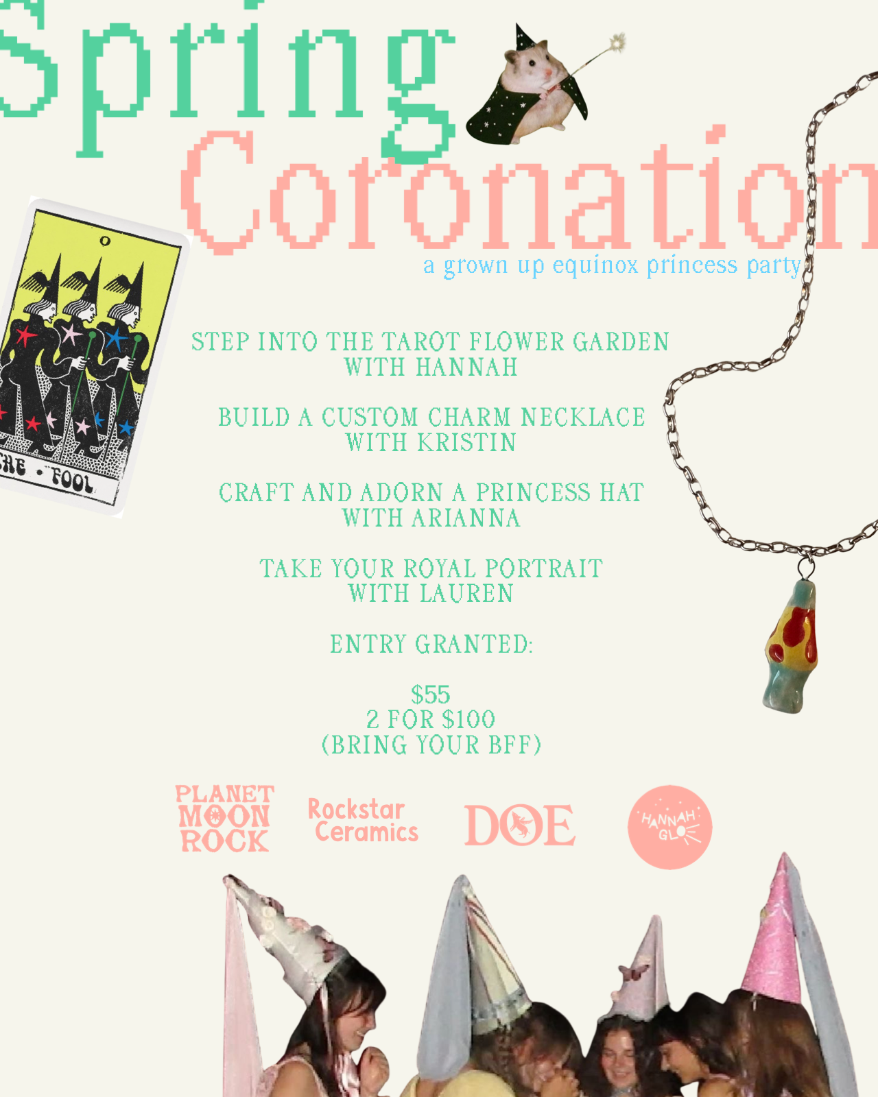 Spring Coronation: a grown up equinox princess party